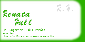 renata hull business card